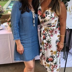 Beautiful jean colored dress !